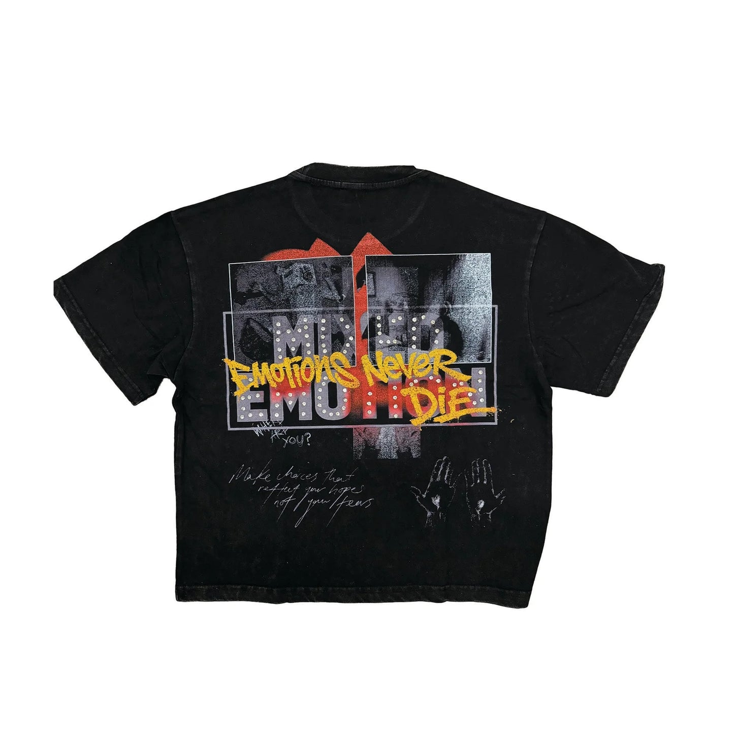 Mixed Emotional Brand Black Tunes Tee