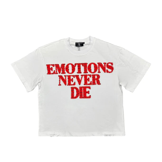 Red ‘End’ Rhinestone