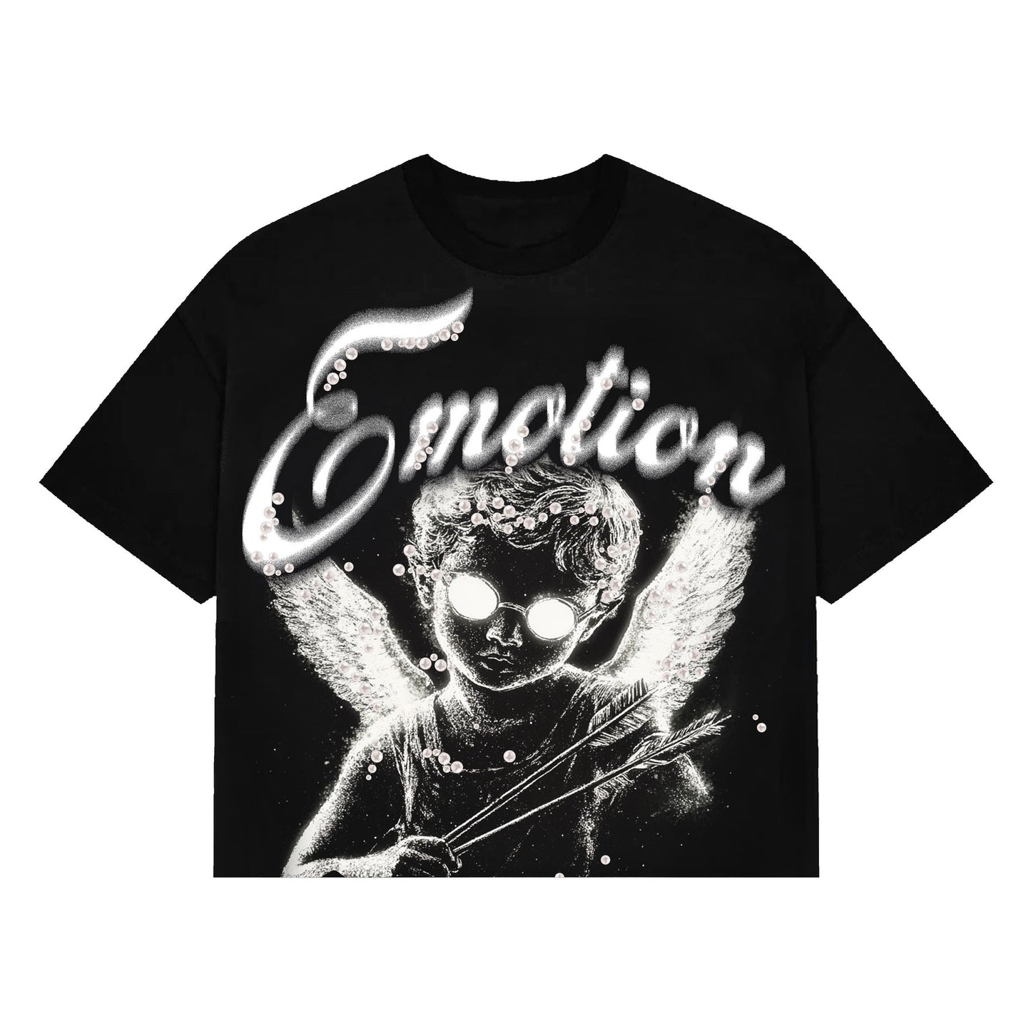 Mixed Emotional Brand Black Shirt