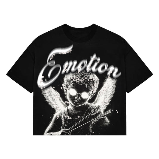 Mixed Emotional Brand Black Shirt